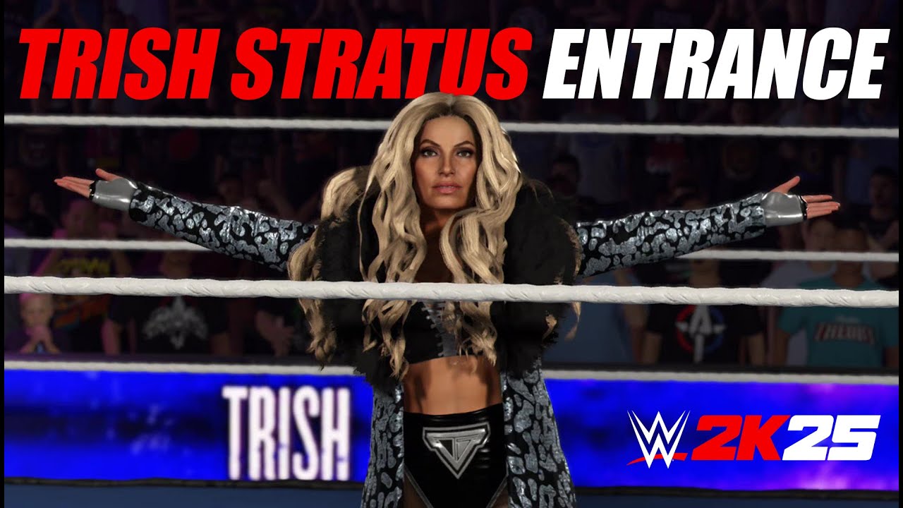WWE 2K25: Trish Stratus Entrance (1080p)