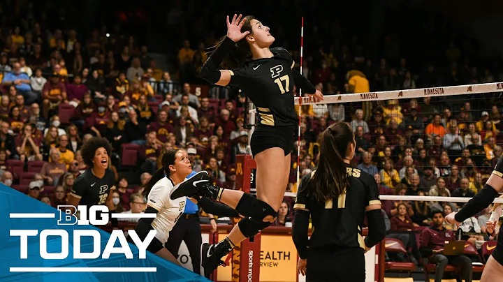 Purdue Volleyball Outside Hitter Eva Hudson; Can I...