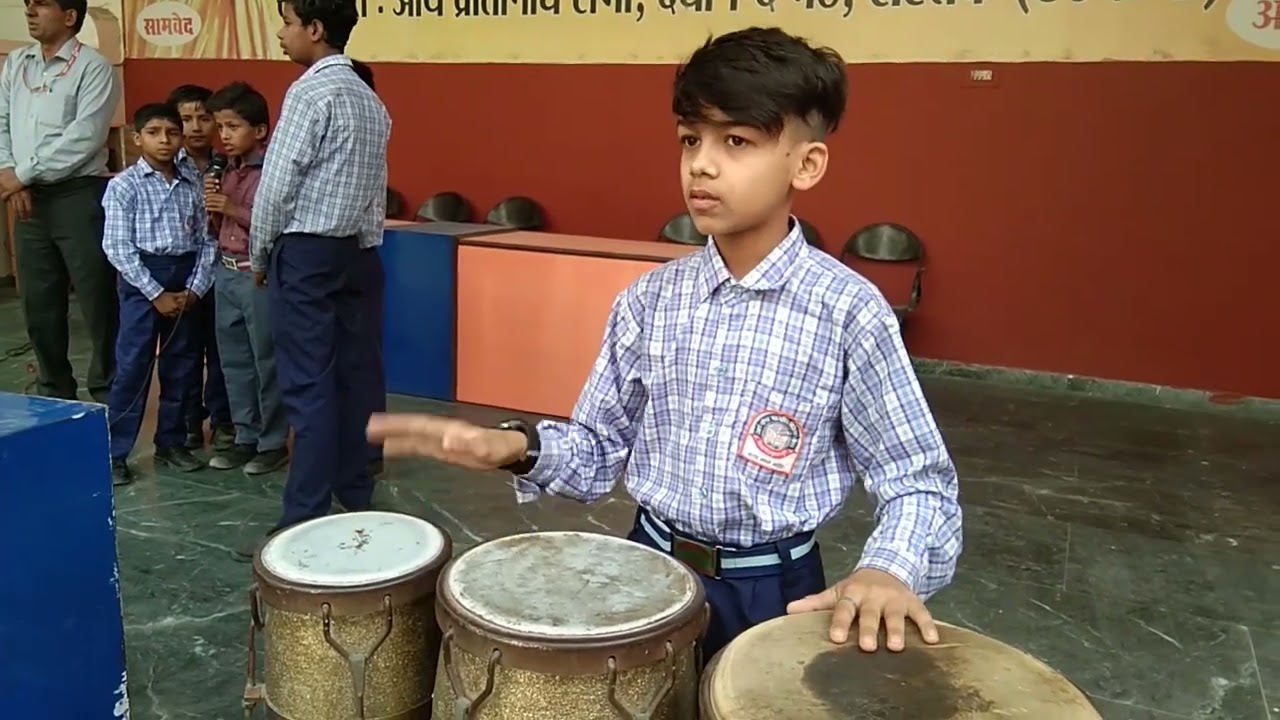 Morning Assembly at Arya Sr Sec School Panipat