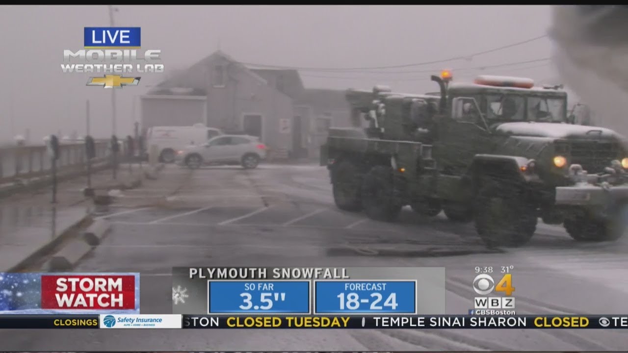 Weather Emergency Declared In Plymouth YouTube