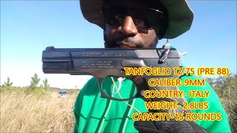 Cover Image for TANFOGLIO TZ 75 9MM SHOOTING REVIEW