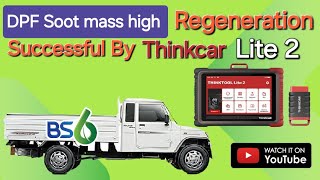 Dpf Regeneration soot mass high Mahindra Bolero Pickup Bs6 By Thinkcar Lite 2 screenshot 5