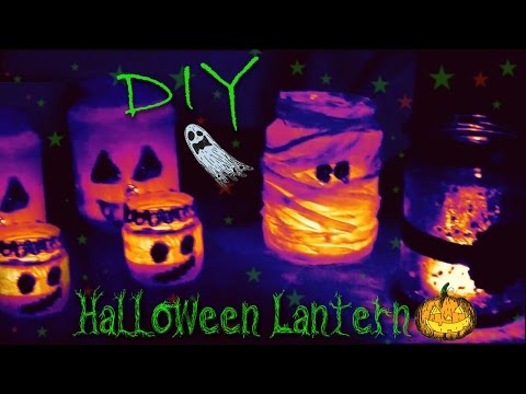 🎃DIY Halloween Lantern ⭐ Lanterne Mummie, Zucche, Vampiri | Riciclo Creativo