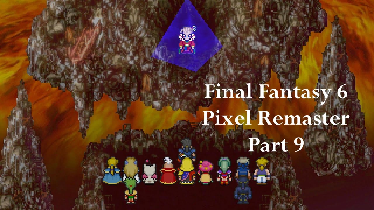 Final Fantasy 6 Pixel Remaster Playthrough Part 9 - To Face Kefka At His Tower