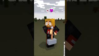 Herobrine vs Thor #minecraft #shortvideo
