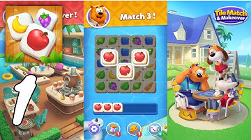 Tile Match - Brain Puzzle Game Gameplay Walkthrough #1 (Android, IOS)