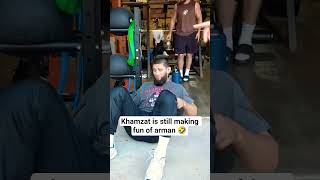 khamzat making fun of arman🤣  #mma #ufc #khamzatchimaev #armantsarukyan