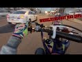 Wheelie past mad cops   braap vlogs