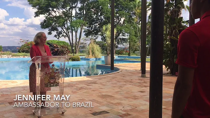 Canada U-17 visit to the Canadian Embassy in Brazil