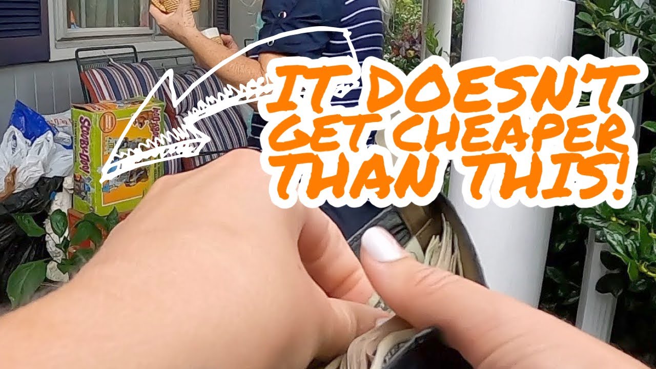 This YARD SALE Score Was A STEAL! - YouTube