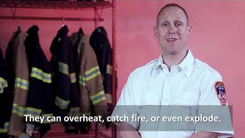 Safety tips for lithium-ion battery fires