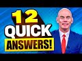 12 ‘QUICK ANSWERS’ to JOB INTERVIEW QUESTIONS!