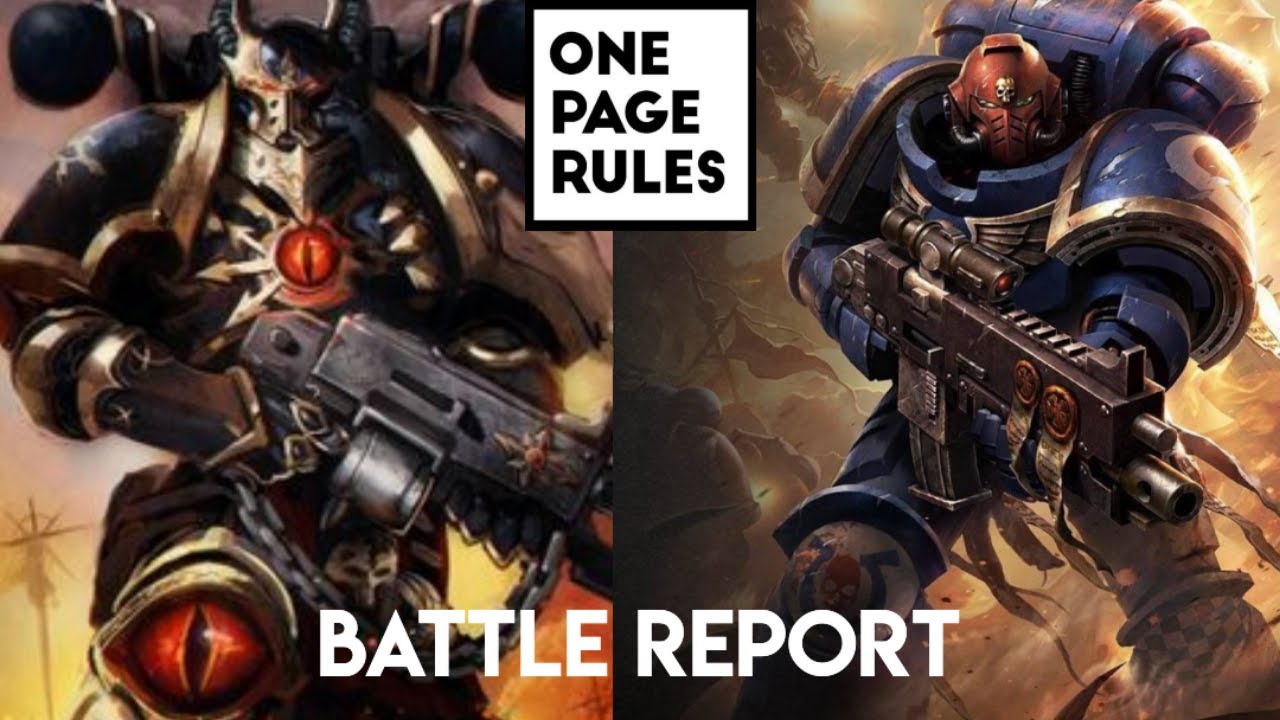 One page rules grimdark future battle report havoc brothers vs prime