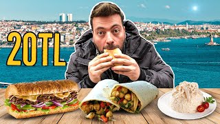 İSTANBUL' DA 20 TL' ye DOYURUCU SOKAK LEZZETLERİ !