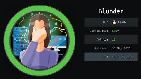 Blunder Hack The Box Walkthrough  (Linux) Road to OSCP