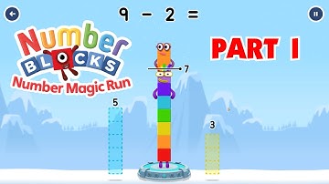 Numberblocks Magic Run game playthrough on Cbeebies Go Explore app PART 1 | Playtime Club TV