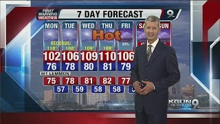 Cuyler Diggs KGUN 9 Weather Forecast Sunday, July 20, 2014