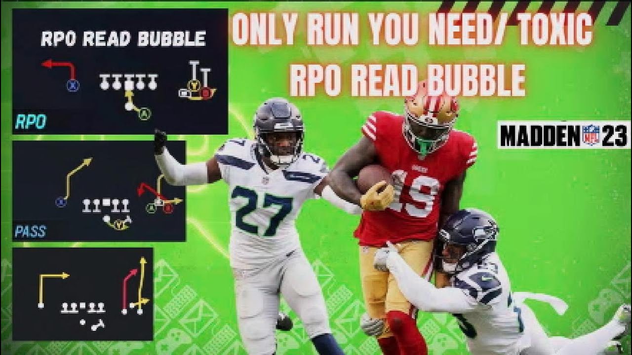 ☢️Only Run you need/ Toxic Rpo Bubble/ Madden 23. - YouTube