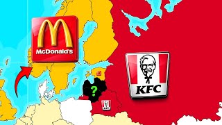 McDonald's vs KFC : All Countries Ranked by Popularity (2026)