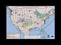 National Weather forecast for Thursday October 23, 2025