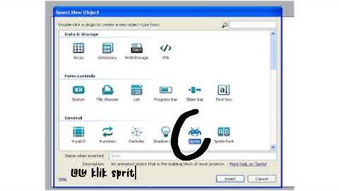 cara membuat animasi 2D bergerak pada Construct 2