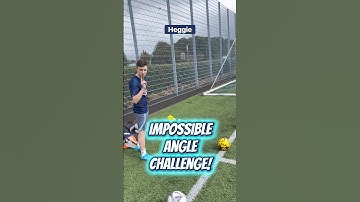 We SCORED EVERY SHOT from an IMPOSSIBLE ANGLE! #football #short #goals