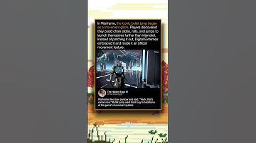 In Warframe, the iconic bullet jump began as a movement glitch.