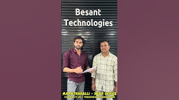 𝑪𝒐𝒏𝒈𝒓𝒂𝒕𝒖𝒍𝒂𝒕𝒊𝒐𝒏 Pavan Kalyan for getting placed as a Java Developer💐|Besant Technologies Marathahalli