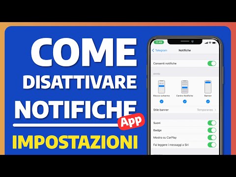 COME DISATTIVARE NOTIFICHE DI UN APP SU IPHONE #3