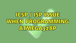 ICSP / ISP issue when programming ATmega328P