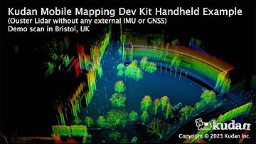 Kudan Handheld Mapping Dev Kit Demo - Bristol College and Park