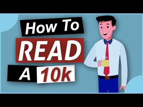 How to Read an Annual Report - 10k for Beginners thumbnail