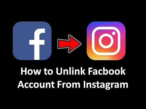 How to Unlink Your Facebook Account From Instagram in Android - YouTube