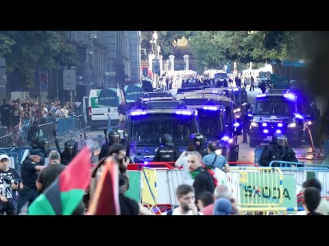 Caos y disturbios en la etapa final de la Vuelta a España