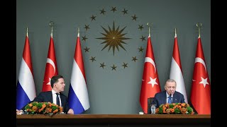 Cumhurbaşkanımız Erdoğan, Hollanda Başbakanı Rutte ile ortak basın toplantısı düzenledi