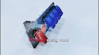 12V/20A Toggle Ignition Switch Panel Engine LED push start button For Racing Car Vehicle