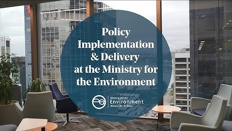 Policy Implementation and Delivery at the Ministry for the Environment