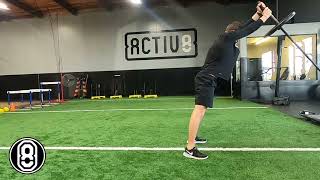 Activ8 | Landmine Squat to Overhead Press