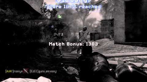 MW3: All or Nothing kill cam Mission