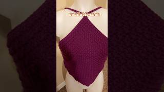 This Diamond Top will be up on the site soon. #summerfashion #crochet #handmade #art #diamonds #cute