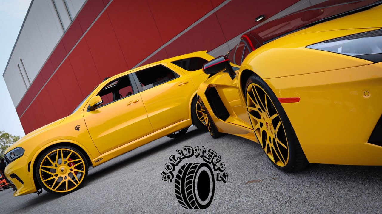 CJ ON 32s OUTRAGEOUS LAMBO & HELLCAT DURANGO AT STUNNA JAM - - Chicago ...