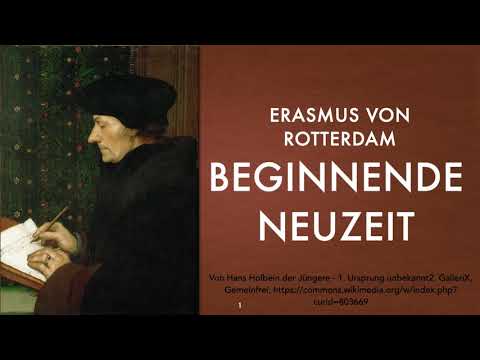 Video: Erasmus von Rotterdam