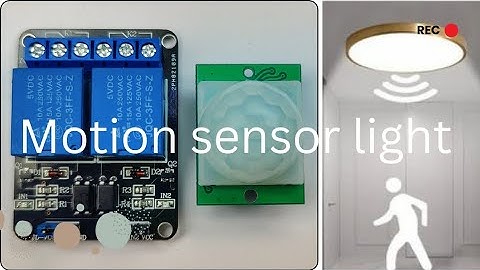 motion sensor light auto on off,how to make motion sensor light at home #1million #growth #project