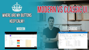 Find your way back on SharePoint Modern UI - Classic VS Modern UI Office 365