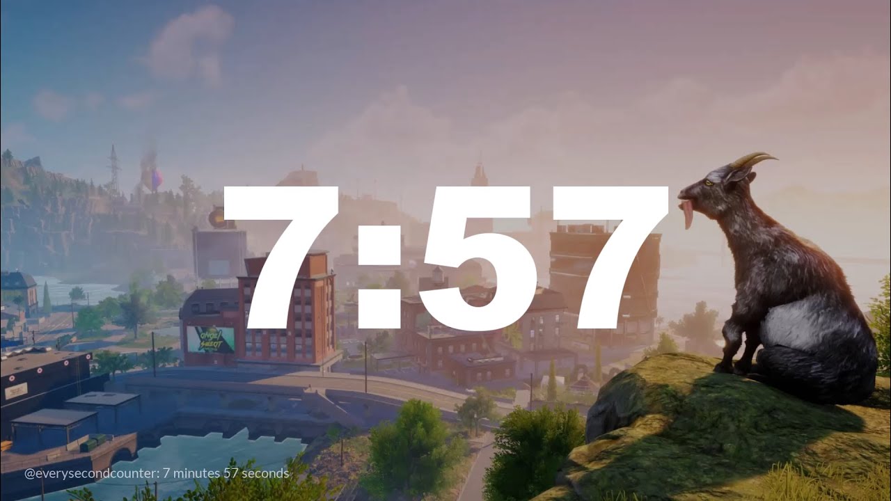 7 minutes 57 seconds [477 secs] clock timer countdown || Alarm Focus