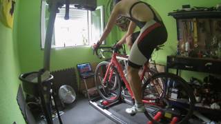 Entrenamiento con rodillo Elite Real E-Motion y Zwift