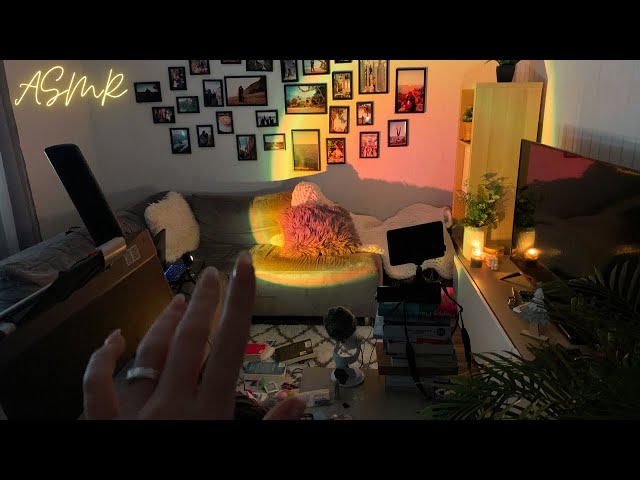 ASMR | Filming Room Tour (Beware, it's messy:D)