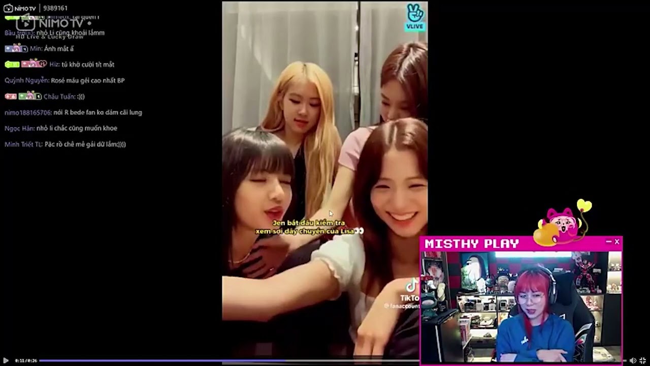 Misthy reaction Chaelisa Dallas - Lần đầu biết Rosé học trường nữ sinh