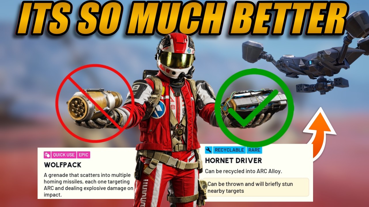The Hornet Driver Is Better Than The Wolfpack - How To Easily Kill Rockateers ARC Raiders