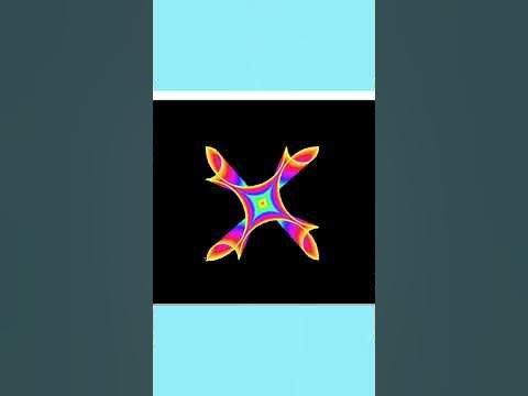 Python turtle graphics code-four folded wings. - YouTube